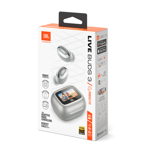 JBL Live Buds 3 ワイヤレスイヤホン JBL Live Buds 3 Noise-Cancelling Earbuds with Smart Case (Blue